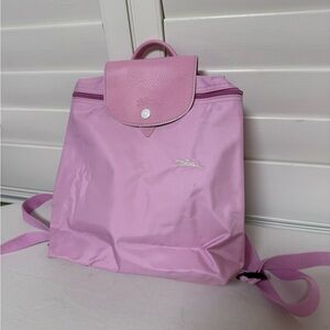 Longchamp Le Pliage Pink Backpack
